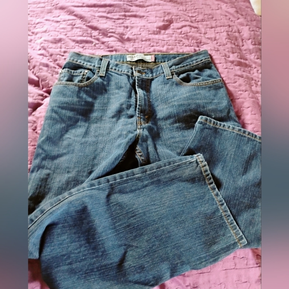 Mens NWOT Levi 559 34x32 Relaxed Fit Medium Wash Blue Jeans